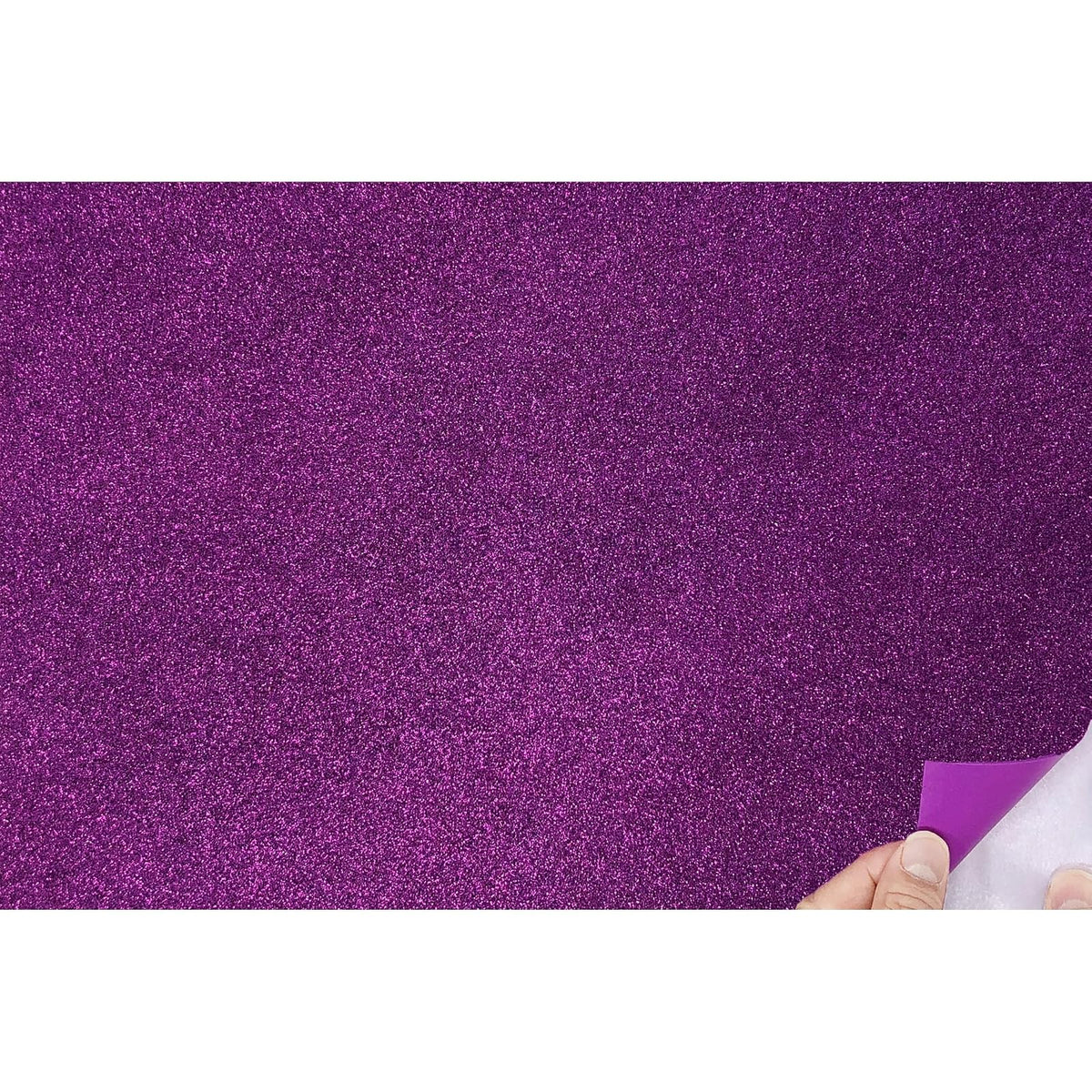 allgala Glitter, 12x16-Adhesive, Purple