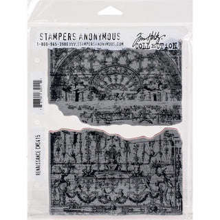 Stampers Anonymous Rubber Stamp, 4.0 x 6.0 inches, Renaissance