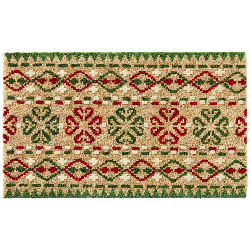 HF by LT Nordic 100% Coir Doormat, 18 x 30 inches, Naturally Durable, PVC-Backing, Sustainable