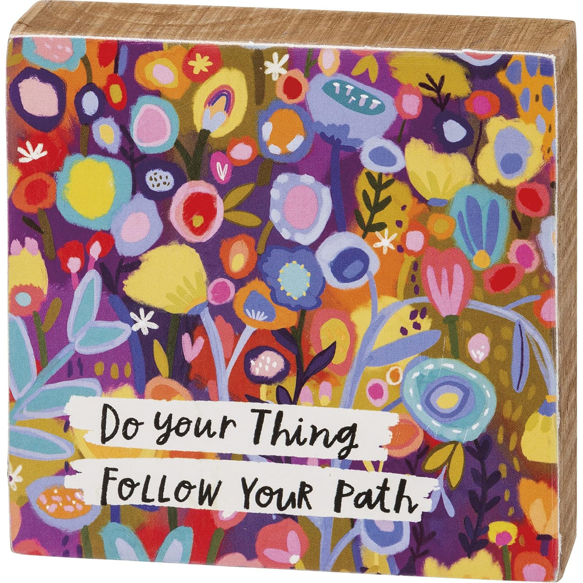 Primitives by Kathy Decorative Signage, Multicolor, Modern