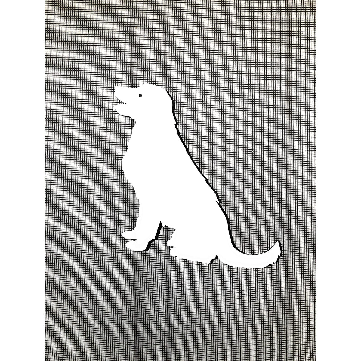 DCentral Decorative Magnet, 6.2" x 5.2", White