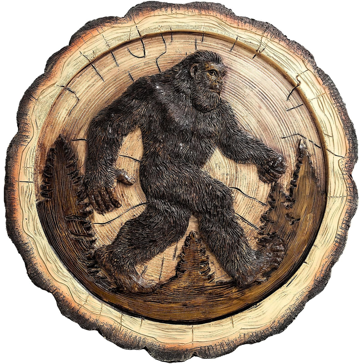 Spoontiques Decorative Signage, 9.63" Diameter, Big Foot