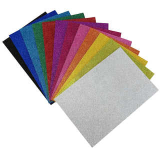 allgala Glitter, 8x12-Non-Adhesive, Assorted