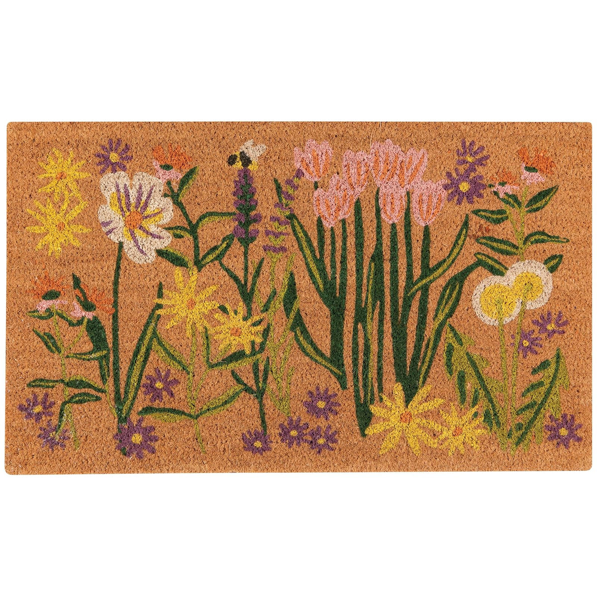 Now Designs Rug, 1'6" x 2'6" (Rectangular), Bees & Blooms