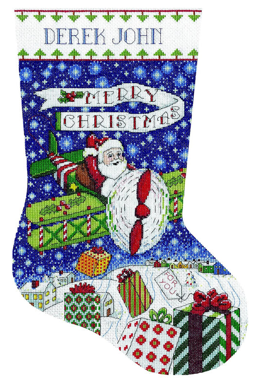 Design Works Crafts Cross Stitch Stocking Kit, Various