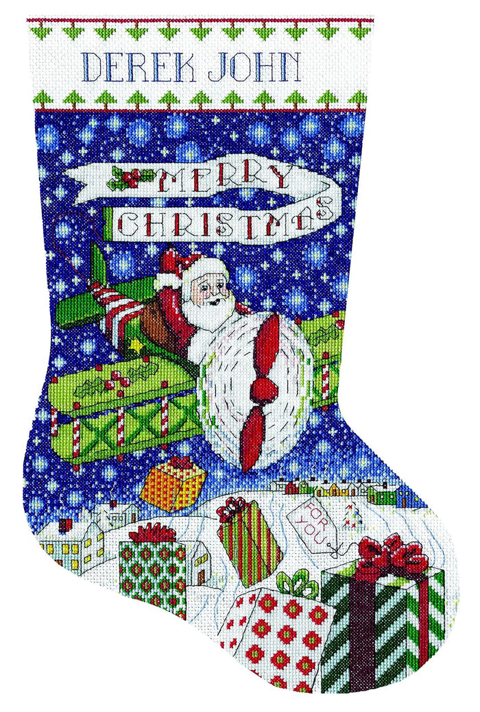 Design Works Crafts Cross Stitch Stocking Kit, Various