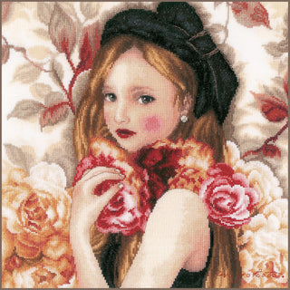 Lanarte Art Craft Kit, 1, I Hold Roses (30 Count)