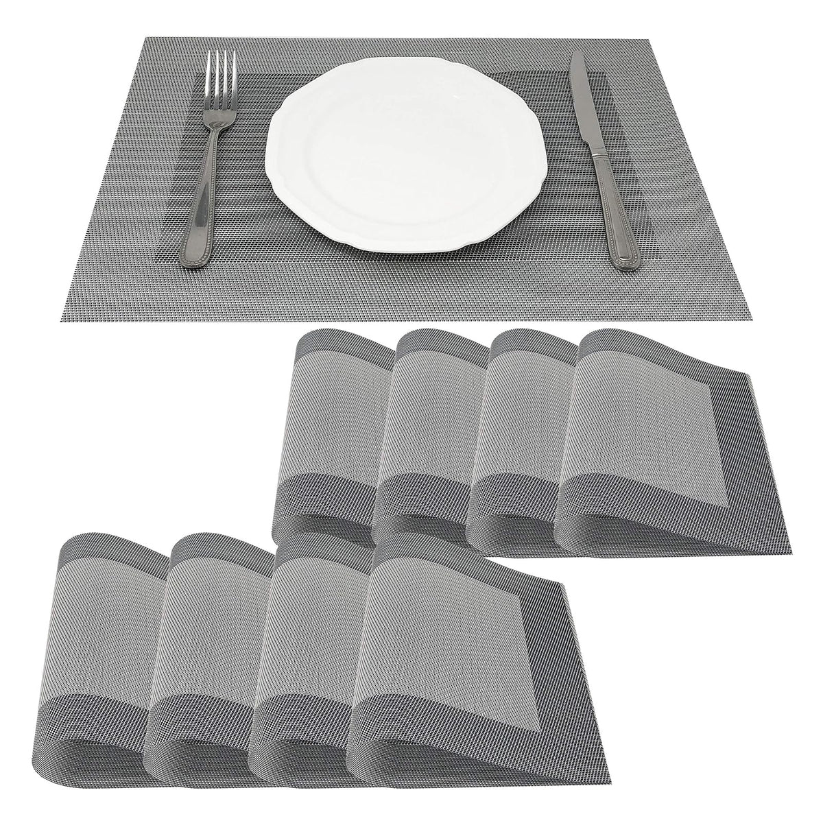 allgala Placemat, Large, Silver Frame