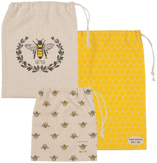 Now Designs Busy Bee Product Set of 3 Produce Bags