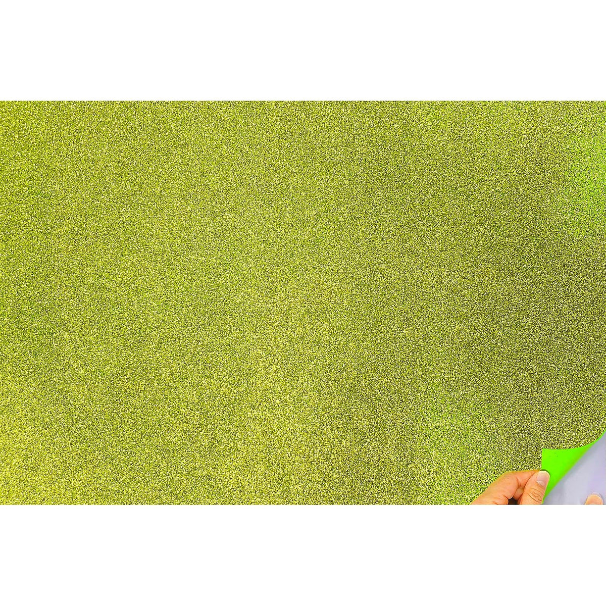 allgala Glitter, 16x24-Adhesive, Lime