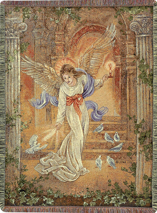 Manual 50 x 60-Inch Tapestry Throw Angel of Light