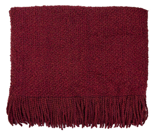 Bedford Cottage Campbell Throw Blanket, Scarlet