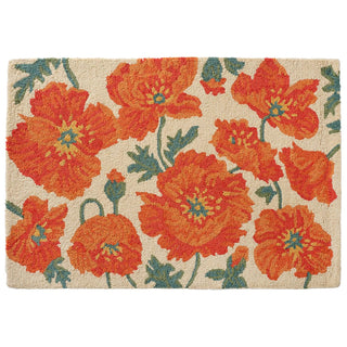Home Furnishings By Larry Traverso Rug, 2' x 3' (Rectangular), Poppies