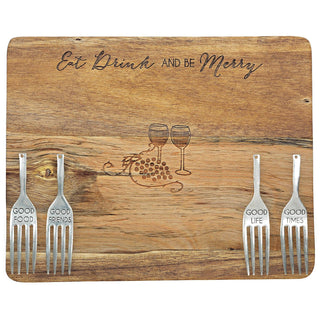 Pavilion Gift Company Cutting Board, 9"L x 7"W, Brown