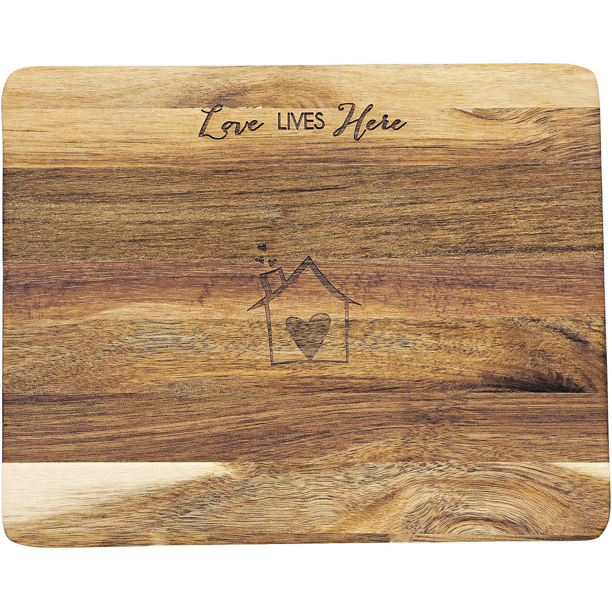 Pavilion Gift Company Cutting Board, 9"L x 7"W, Brown