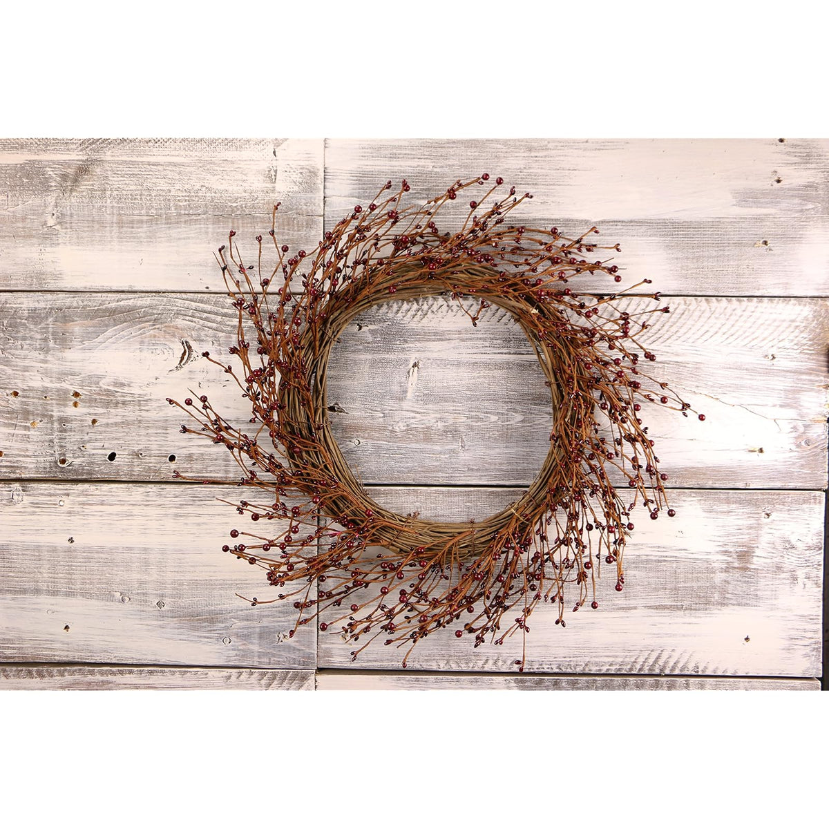 CWI Gifts Wreath, Brown,red