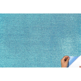 allgala Glitter, 12x16-Adhesive, Light Blue