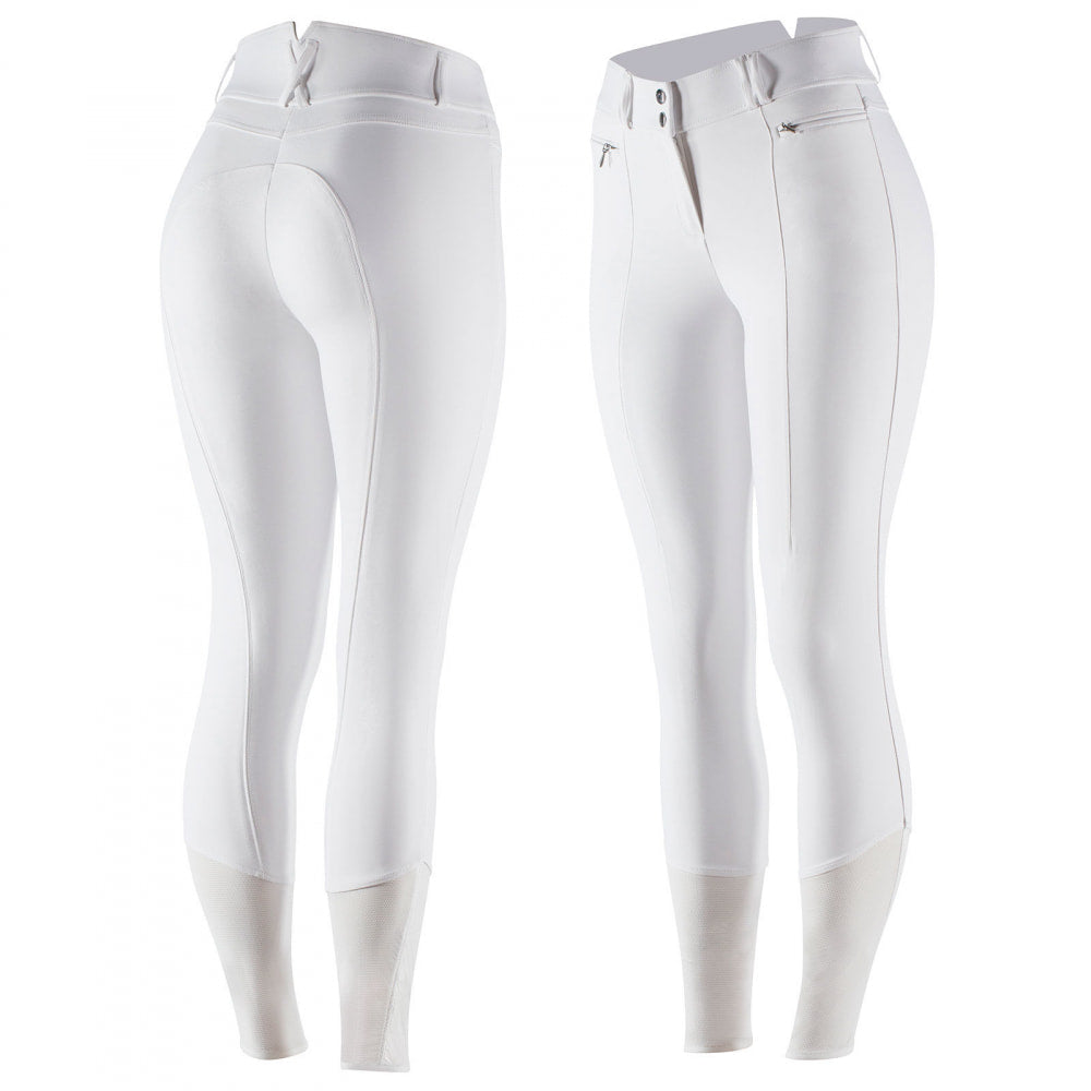 HORZE Women's Angelina Full Seat Breeches - Silicone Grip