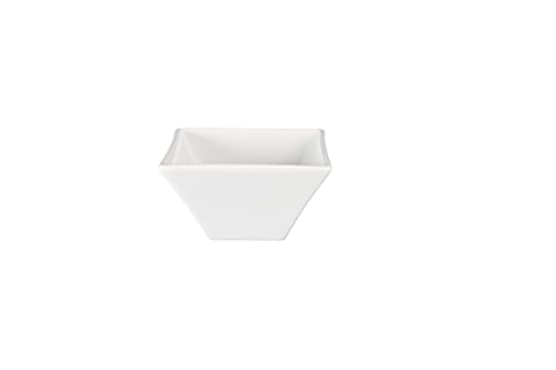 BIA Cordon Bleu 12-Ounce Square Flare Bowl, Set of 4, White