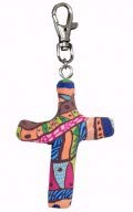 First & Main Calypso Studios Inc. 3" Comforting Clay Cross Clip, Congo