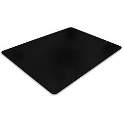Floortex Cleartex Advantagemat Floor Chair Mat - Office, Hard Floor, Carpeted Floor - 48" Length x 36" Width x 0.60" Thickness - Rectangle - Classic - Polyvinyl Chloride (PVC) - Black