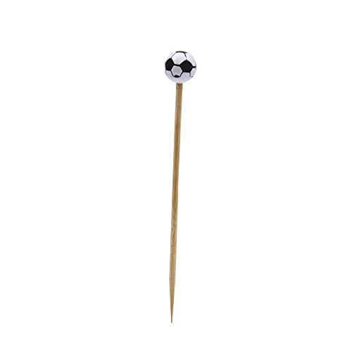 Tablecraft 4 1/2" Bamboo Soccer Ball Pick