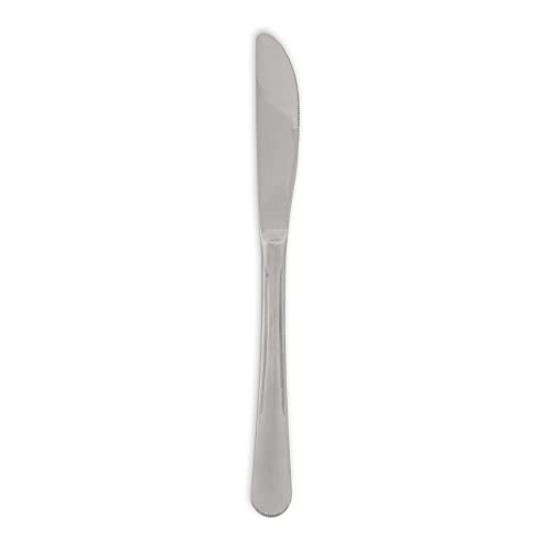 RSVP International Endurance Flatware Collection Stainless Steel, Dishwasher Safe, Dinner Knife