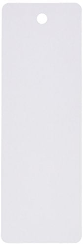 Hygloss Products White Bookmarks - Fun to Personalize - Cardstock Blank Bookmarks - Value Pack - 500 Pack ,6inx2in