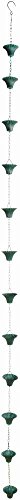 Esschert Design TH88 Series Verdigris Rain Chain