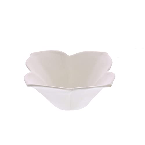 HomArt 6511-6 Lilac Floating Tealight Holder, 4.25-inch Length, Bone China