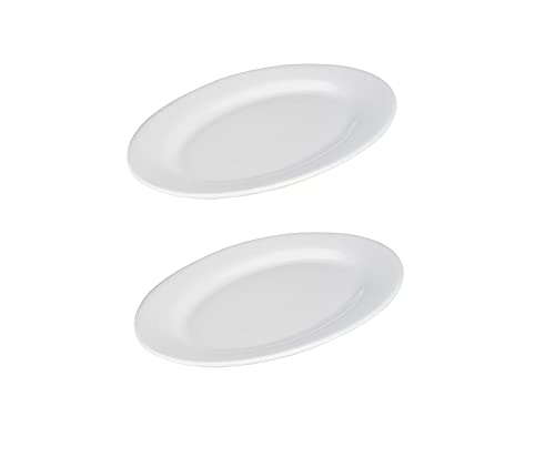 BIA Cordon Bleu 901916S2SIOC Classic Serveware Bistro Oval Platter, Set of 2, 16-inch Length