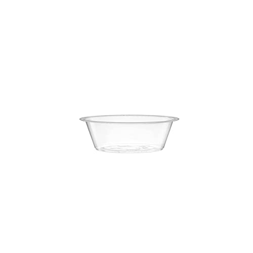DHG Professional [2500] 1.5oz Small Plastic Portion Cups Souffle Cups Salad Dressing Container, Lids Sold Separately (1.5oz Portion Cups)