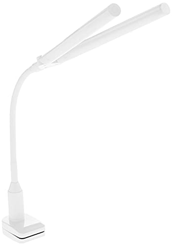 Daylight Company LLC UN1510 Daylight Duo LED Art & Craft Lamp with Clamp-White