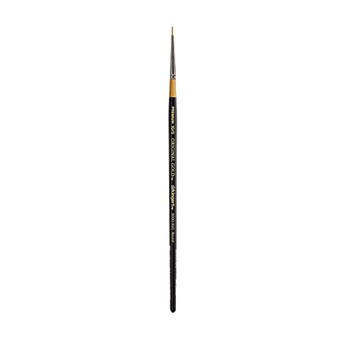 KingArt Original Gold 9000 Series , Premium Artist Brush, Golden TAKLON Round-Size: 10/0