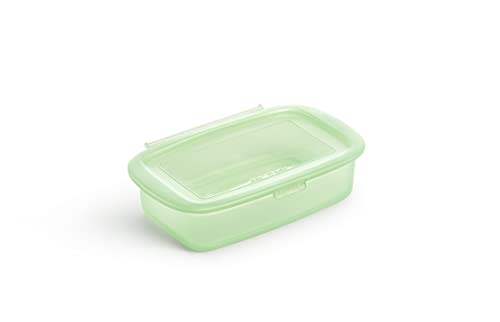 L√©ku√© Lxe9kuxe9 Reuse and Reduce Silicone Boxes Reusable Food Storage Container, 0.5L, Green