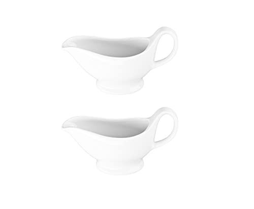 BIA Cordon Bleu 900103+C65S2SIOC Isabel Gravy Sauce Boat, Set of 2, 16 Oz.