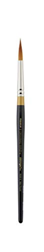 KingArt Original Gold 9020 Series , Premium Artist Brush, Golden TAKLON MAX Round-Size: 8, 8