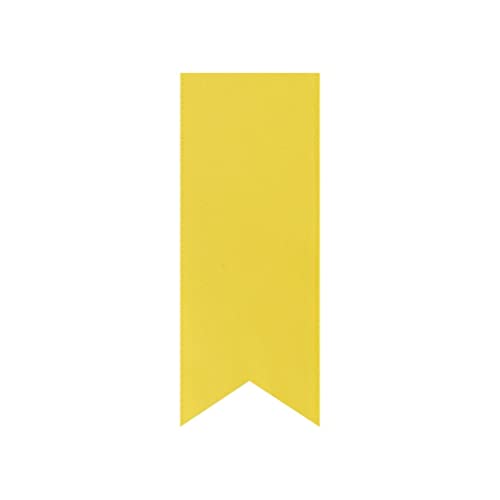Design Design Satin Ribbon, 0.63 Inch (Yellow)