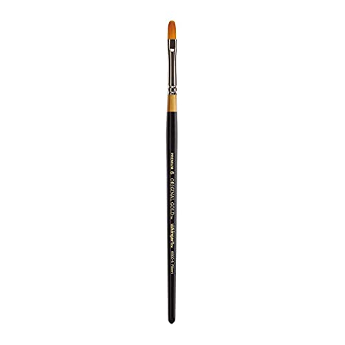 KingArt Original Gold 9500 Series , Premium Artist Brush, Golden TAKLON Filbert-Size: 6, 6