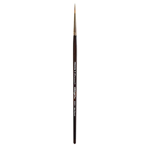 KINGART Finesse 8020 Ultra Round Series Kolinsky Sable Synthetic Blend Premium Watercolor Artist Brushes (1)