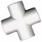 Snapclamp PVC- Cross 1" (Furniture Grade White)