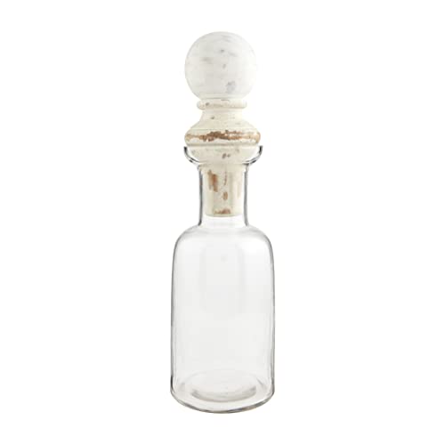 Mud Pie Decanters with Finials, Clear