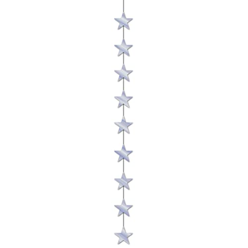Beistle Star Stringer, 6.5', Silver
