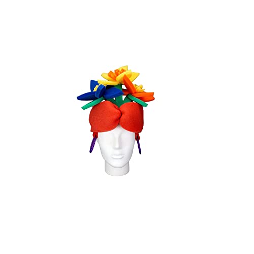 Foam Party Hats Carmen Miranda Flowers Headband
