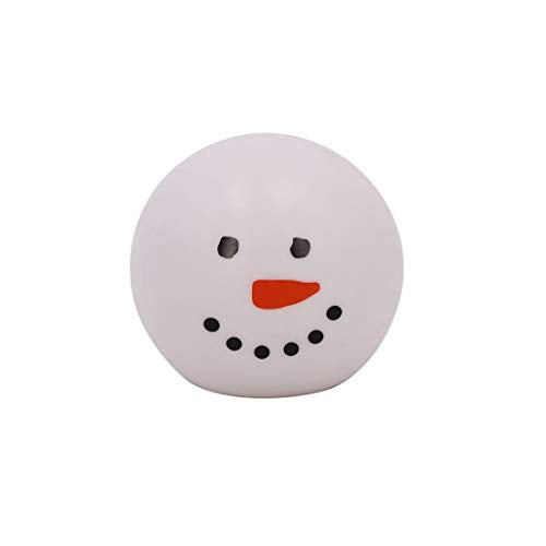 DEI 12359 LED Snowman Ball, 4-inch Diameter