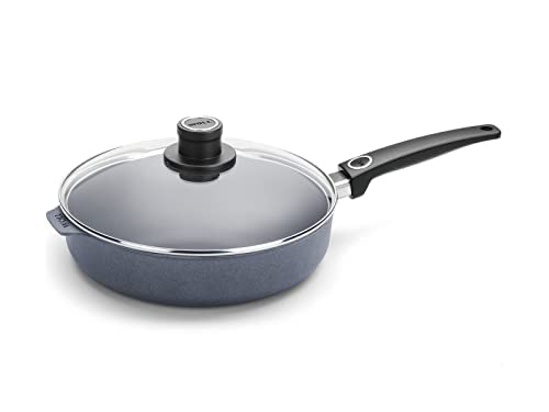 Frieling Woll Diamond Lite Fry Pan with Lid, Diamond Reinforced Nonstick Skillet, 11 Inches