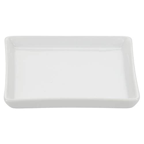 BIA Cordon Bleu 901049GS1SIOC Porcelain Square Crudit√Å√º√° Plates, One Size, White