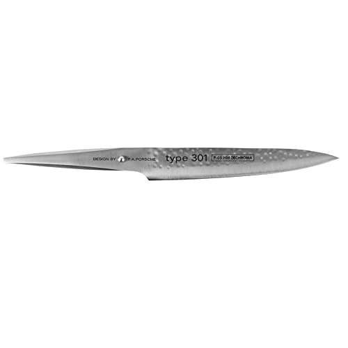 Chroma 8" Carving Knife Hammered Finish Kitcen Cutlery, 8", Multicolor
