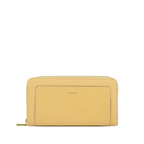 Pixie Mood Emma 8.75 x 4.5 Vegan Leather Zip around Wallet, Melon