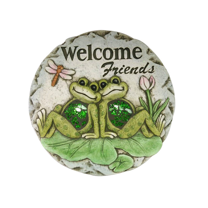 Comfy Hour 10" Frog Garden Stepping Stone